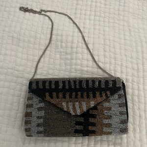 Anthropologie beaded clutch